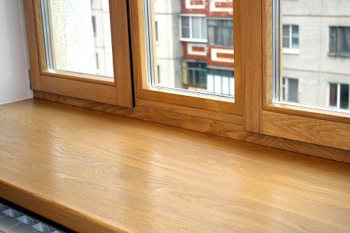 Монтаж деревянного подоконника в доме или квартире своими руками